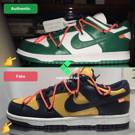 fake off white dunk low